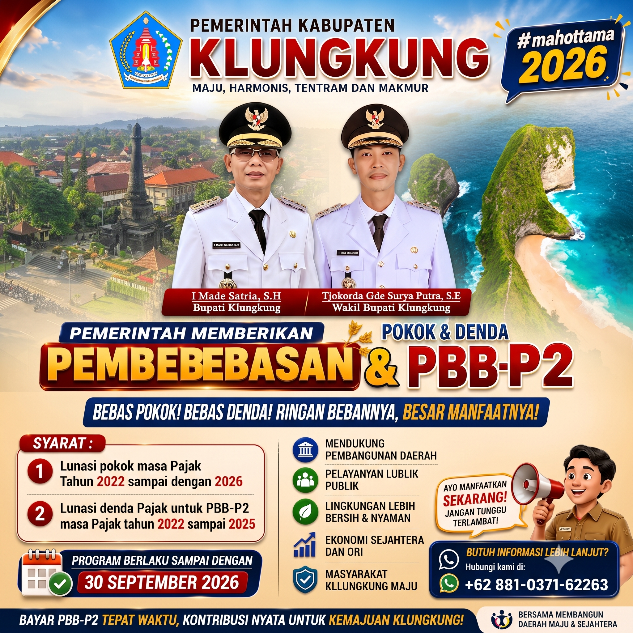 Pembebasan Pokok dan Denda PBB-P2
